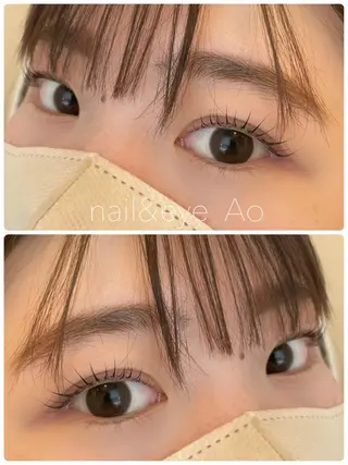 セミロング マツエク・マツパ nail&eye Aoのマツエク・マツパデザイン