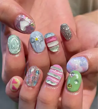 ネイル ano @anomukuiのヘアスタイル