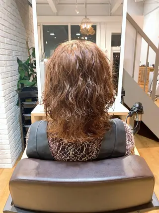 パーマ 南 柚香のヘアスタイル
