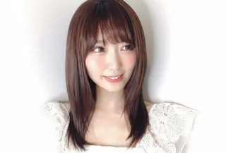 ロング カラー リルウヘアー 天王寺のヘアスタイル