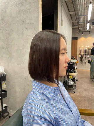 ショート パーマ ツヤ髪🌿‬髪質改善 🧸RYUGOのヘアスタイル