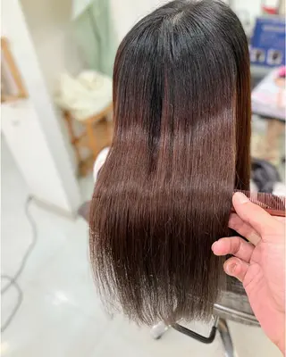 ミディアム 💐Lilas Jeanesse💐のヘアスタイル