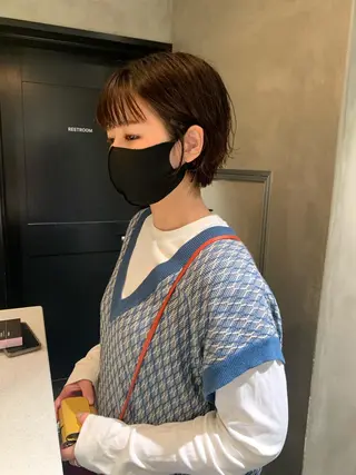 ショート カラー アンニュイヘア🪽 ayumiのヘアスタイル