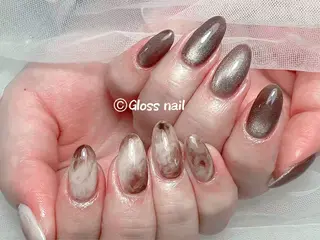 ネイル Gloss nail salonジェル＆長さだし専門店所属・Meri💅ジェル& チップ長さだし専門のネイルデザイン
