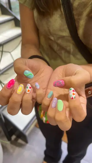 ネイル 韓国🩶Y2Kネイル 💫くれはのネイルデザイン