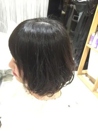 ショート パーマ ヘアアレンジ 松吉 純平のヘアスタイル
