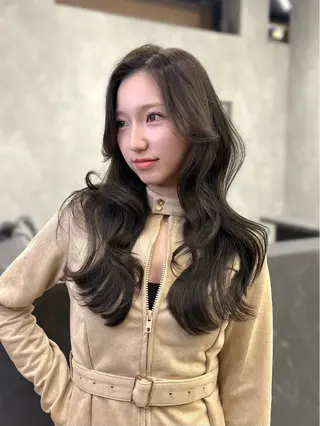 ロング 京都レイヤーカット うえひのヘアスタイル