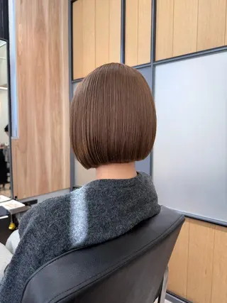 ショート カラー 神戸ボブ✂️ ioe三宮/田 伸佳のヘアスタイル