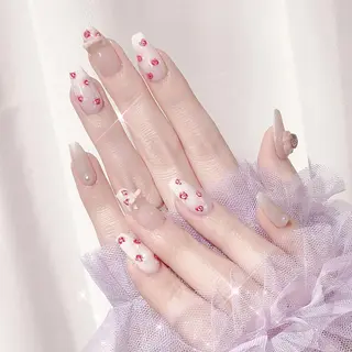 ネイル Mariko【韓国 ワンホン 長さだし】のネイルデザイン