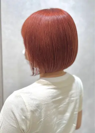 ミディアム カラー 髪質改善縮毛矯正 💎TOMOのヘアスタイル