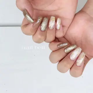 ネイル 大人可愛いネイル🎗 Hinaのネイルデザイン