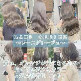 セミロング カラー ネイル ハイトーン&暗髪🔥 表参道二刀流マエダのヘアスタイル