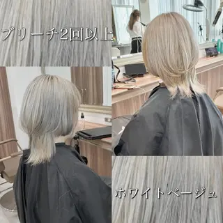 セミロング カラー Re:st所属・Miyavi/カラー ショートボブのヘアスタイル