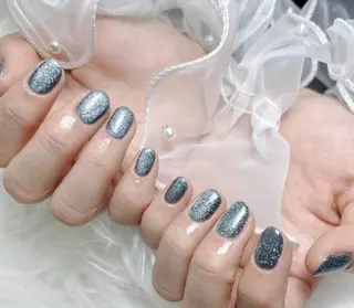 ネイル ki🍒🍒 ki ツルツルネイルのネイルデザイン