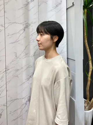 ショート マツザキ マナトのヘアスタイル