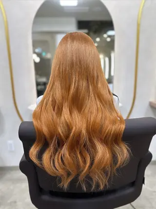 ロング カラー アンククロス kyokaのヘアスタイル