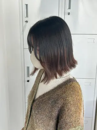 ミディアム 平山 千紗のヘアスタイル