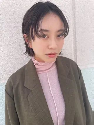 ショート Ricco crew所属・河合 真梨子のヘアスタイル