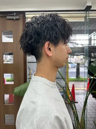 ショート パーマ メンズ メンズパーマの達人 /タカシマ　ダイスケのヘアスタイル