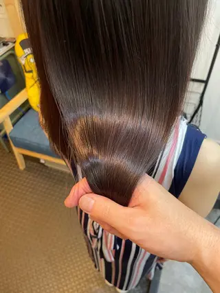 ロング カラー SUN GLOW サングロウ所属・水素トリートメント/ 髪質改善/ナカノメのヘアスタイル