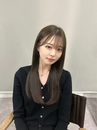 ミディアム カラー care所属・西本 泰智のヘアスタイル