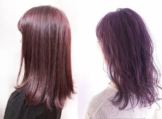 ミディアム カラー 髪質改善/艶髪特化 /柔らかさ/清水翔矢のヘアスタイル