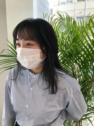 セミロング ショート/パーマ/ カラー/FUKOのヘアスタイル