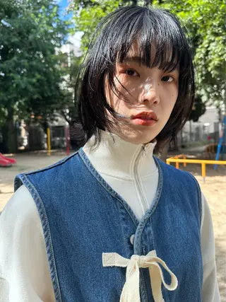 ミディアム yukie🌷 /暖色🍒梅田サロンのヘアスタイル