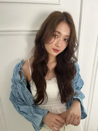 韓国風透明感カラー 💎YUI💎のヘアスタイル