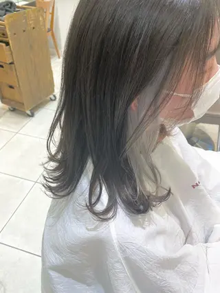 ミディアム 似合わせ艶髪カラー ❤️ハダユミのヘアスタイル