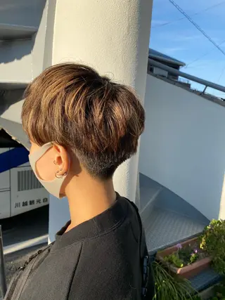 ショート 永沼 真依のヘアスタイル