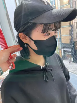 ショート カラー パーマ ヘアアレンジ レイヤーカット/ボブ /縮毛矯正✨大輝のヘアスタイル