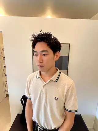 ショート パーマ メンズ THE SUITS BROTHERS所属・🔥メンズ特化 大輝🔥のヘアスタイル