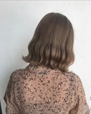 ミディアム カラー 髪質改善/ ツヤ髪カラー/高井のヘアスタイル
