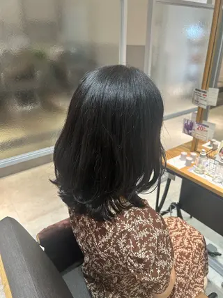 ミディアム 💜無料モデル募集 ‪𓂃🫧Miyuのヘアスタイル