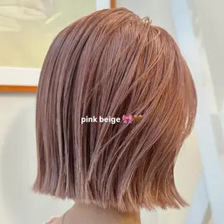 ショート カラー 【ハイトーンボブ】 👩🏼HONOKAのヘアスタイル