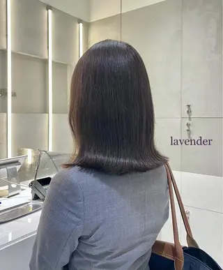ミディアム 艶感/ナチュラル 🩵amiのヘアスタイル