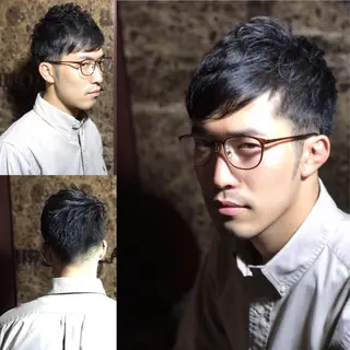 パーマ メンズ BLAZEMAN BARBERSHOP所属・寺嶋 亮のヘアスタイル