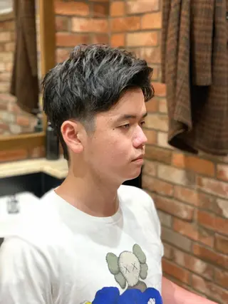 ショート HIROGINZAプレミアムバーバー赤坂店所属・田中 千恩のヘアスタイル