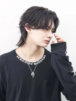 セミロング カラー パーマ ヘアアレンジ メンズ メンズ特化❤️🔥 RIKU❤️🔥のヘアスタイル