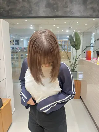 ミディアム 🫧艶髪、暖色カラー 🫧Harukaのヘアスタイル