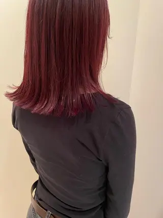 ミディアム ボブ ホノカのヘアスタイル