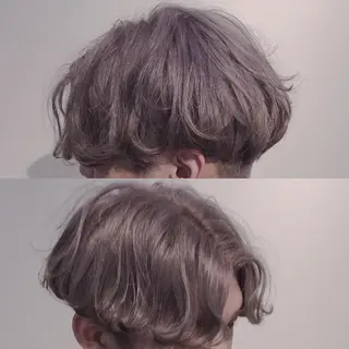 ショート カラー 堀江/心斎橋/西大橋 四ツ橋【Vers】のヘアスタイル