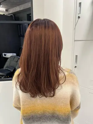 セミロング カラー 黒阪 なみのヘアスタイル