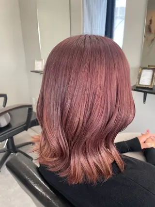 ミディアム カラー N-plants和泉府中店所属・彦野 真以のヘアスタイル
