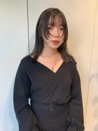 セミロング パーマ ヘアアレンジ メンズ キッズ ネイル マツエク・マツパ アイブロウ パーマスタイル🔅 sayacaのヘアスタイル