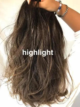 セミロング カラー PAIR DAISUKEのヘアスタイル