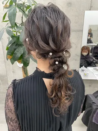 ミディアム LINOET  nagoya所属・手島 カミラのヘアスタイル