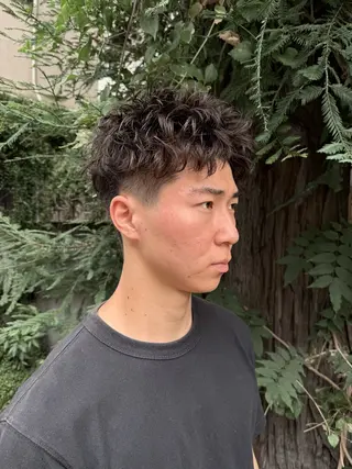 ショート メンズ メンズ/フェザー ショート/isseyのヘアスタイル