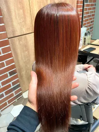 ロング カラー パーマ 縞田 健一のヘアスタイル
